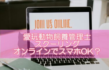 愛玩動物飼養管理士のスクーリングはオンラインでスマホOK？日程や時間も解説